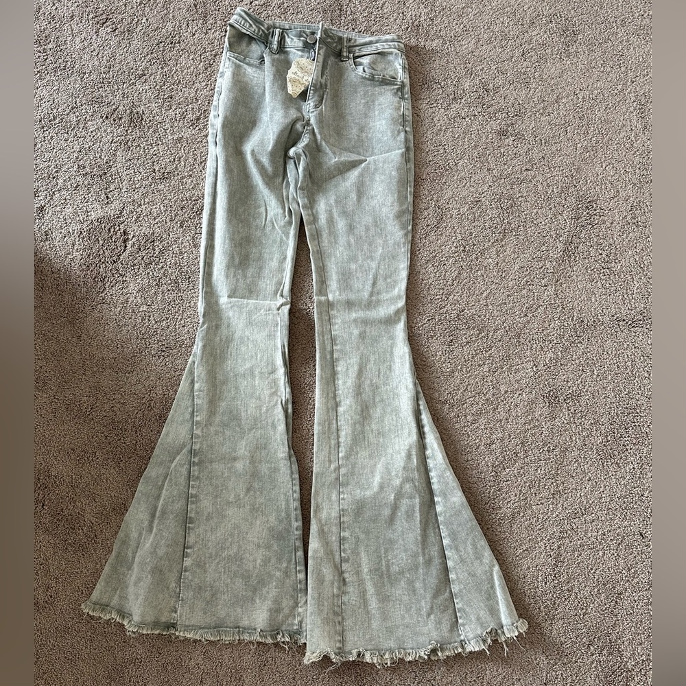 Altard State Green flare jeans